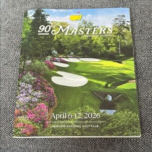 2026 - 90th Masters Tournament Journal, Augusta National Golf Club…crisp & New!